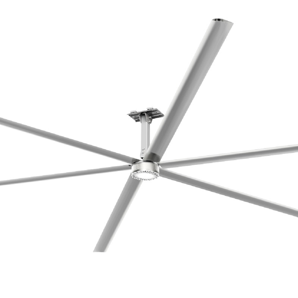 12ft to 24ft HVLS Ceiling Fan PMSM industrial Commercial Fan 5 Blades 1kw 1.5kw
