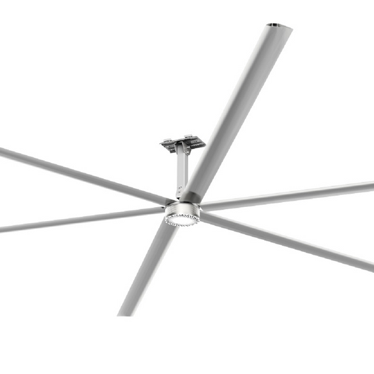 12ft to 24ft HVLS Ceiling Fan PMSM industrial Commercial Fan 5 Blades 1kw 1.5kw