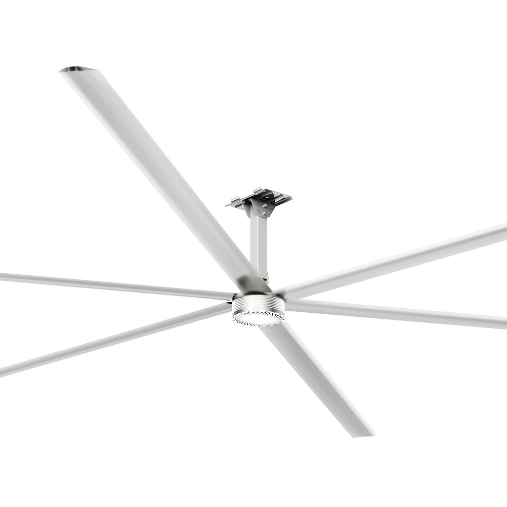 12ft to 24ft HVLS Ceiling Fan PMSM industrial Commercial Fan 5 Blades 1kw 1.5kw