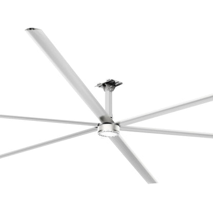 12ft to 24ft HVLS Ceiling Fan PMSM industrial Commercial Fan 5 Blades 1kw 1.5kw