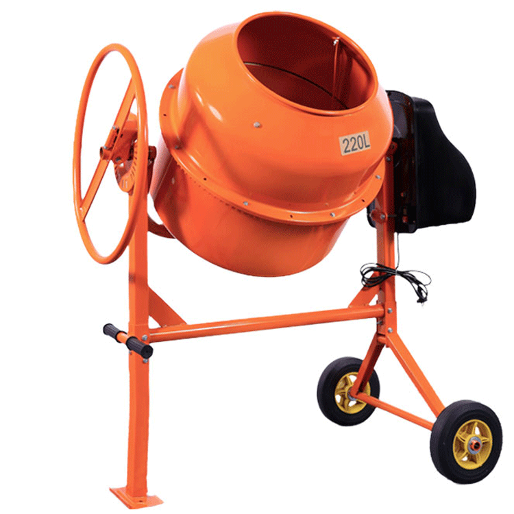 Electric Portable 120L to 500L Capacity Planetary Concrete Mixer High Quality with 1kW Motor CE Certified