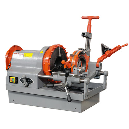 High-Efficient Bolt and Pipe Threading Machine 1" & 2" & 4" Pipe Threader NPT BSPT G Tube Cutter Reamer