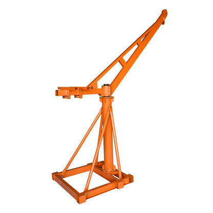 Factory Direct Sale Mini Truck Crane | Folding Mobile Jib Crane with Electric Hoist & Winch