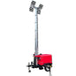 4x320W LED Mobile Light Tower Battery Powered Work Light with Telescopic Mast | Portable Solar Energy Lighting System
