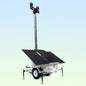 4x320W LED Mobile Light Tower Battery Powered Work Light with Telescopic Mast | Portable Solar Energy Lighting System