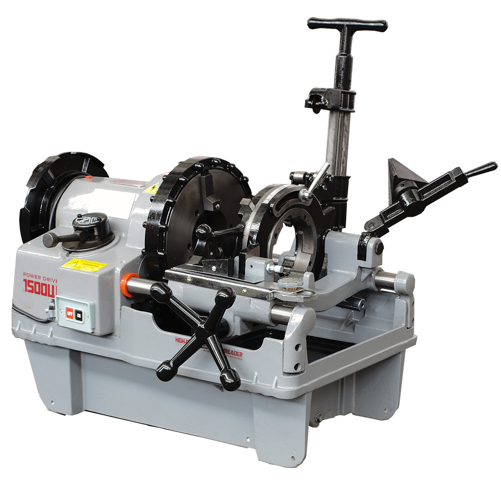 High-Efficient Bolt and Pipe Threading Machine 1" & 2" & 4" Pipe Threader NPT BSPT G Tube Cutter Reamer