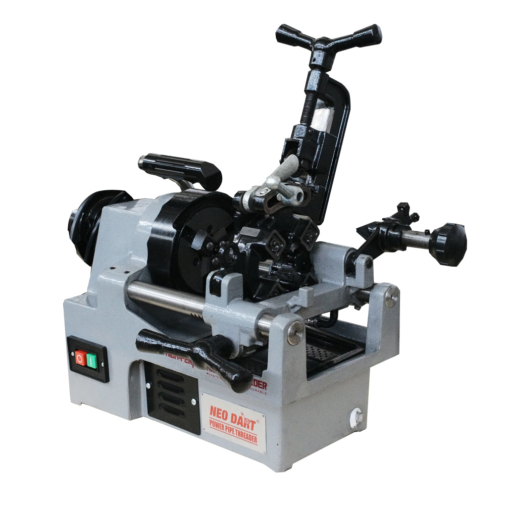 High-Efficient Bolt and Pipe Threading Machine 1" & 2" & 4" Pipe Threader NPT BSPT G Tube Cutter Reamer